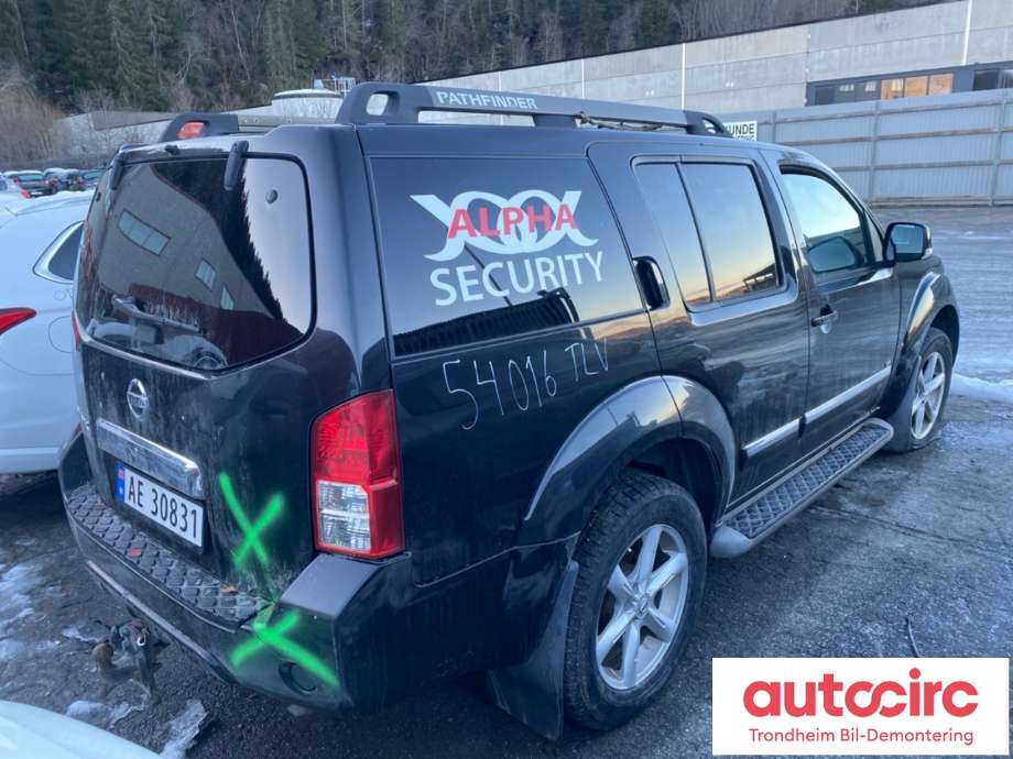 Nissan Pathfinder 2010-2014 (Fase 2) (R51) (R51), Motorkode: V9X, Girkassekode: 