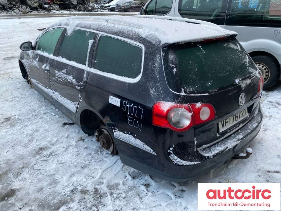 VW Passat 2005-2010 (B6) (B6), Motorkode: BXE, Girkassekode: HNV