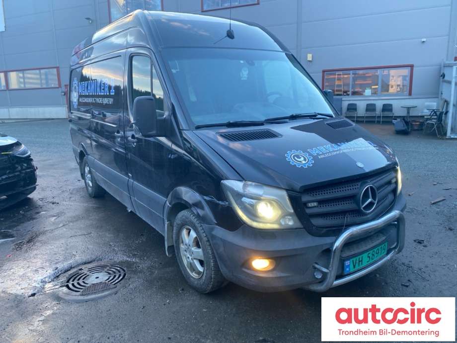 Mercedes Sprinter 2013-2018 (Fase 2) (906) (906), Motorkode: 651955, Girkassekode: 722908
