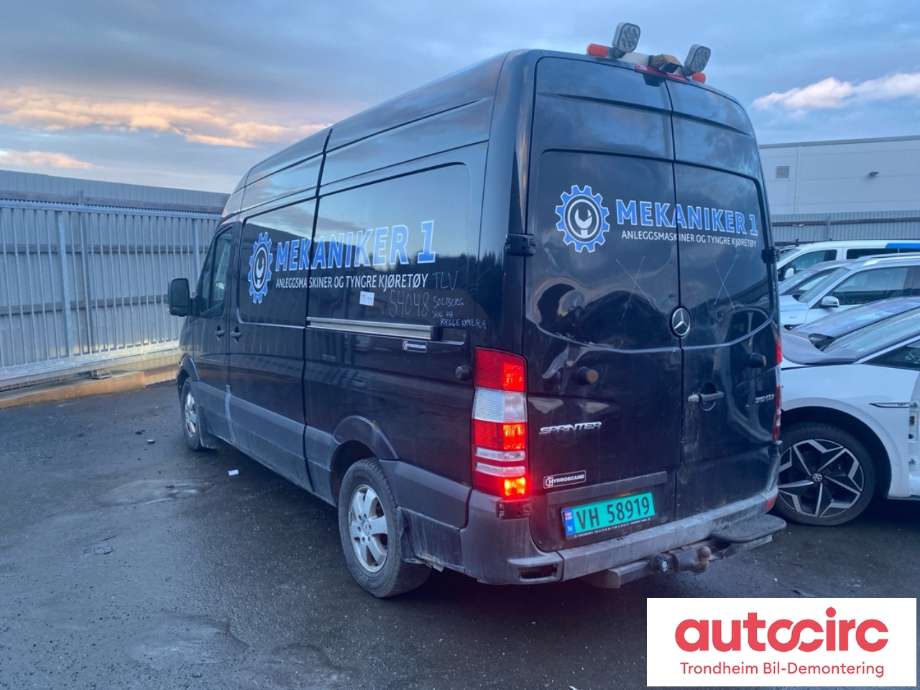 Mercedes Sprinter 2013-2018 (Fase 2) (906) (906), Motorkode: 651955, Girkassekode: 722908