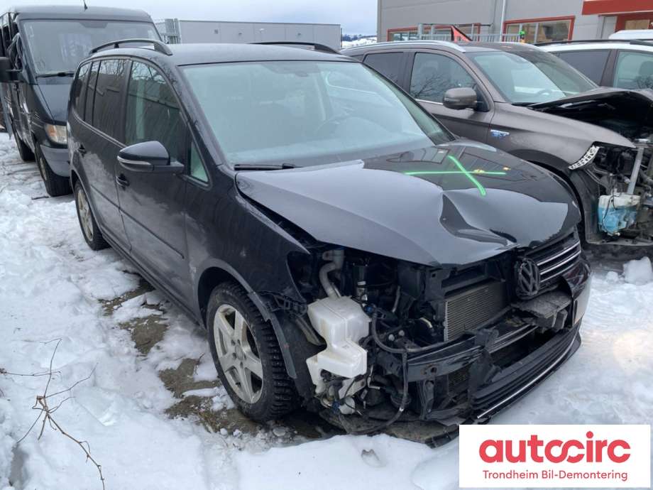VW Touran 2010-2015 (Type I, Fase 3) , Motorkode: CAYC, Girkassekode: PVX
