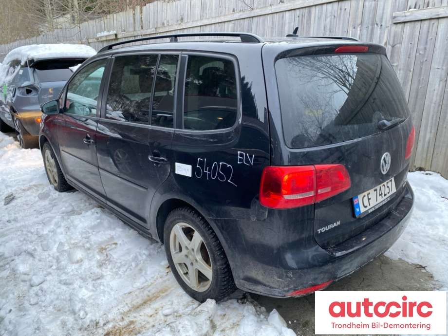 VW Touran 2010-2015 (Type I, Fase 3) , Motorkode: CAYC, Girkassekode: PVX