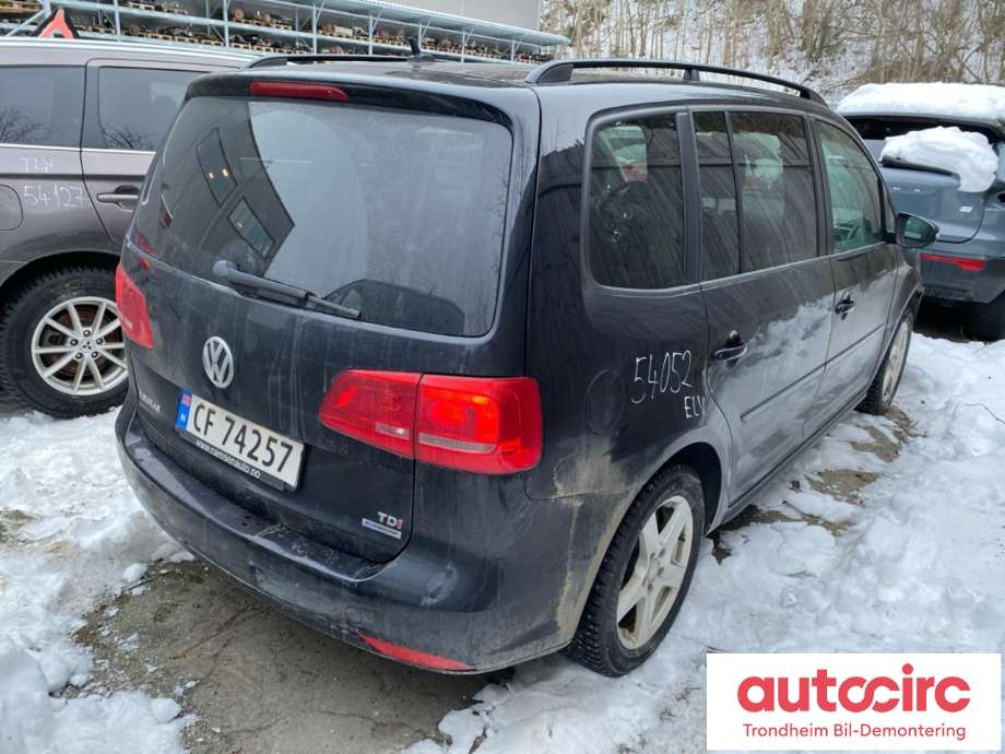 VW Touran 2010-2015 (Type I, Fase 3) , Motorkode: CAYC, Girkassekode: PVX