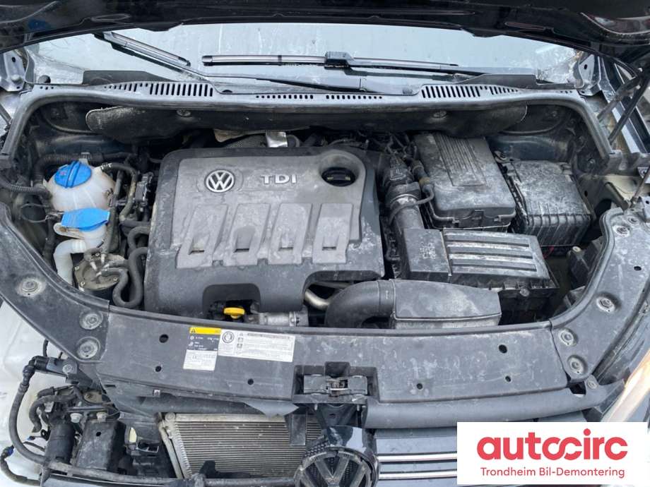 VW Touran 2010-2015 (Type I, Fase 3) , Motorkode: CAYC, Girkassekode: PVX