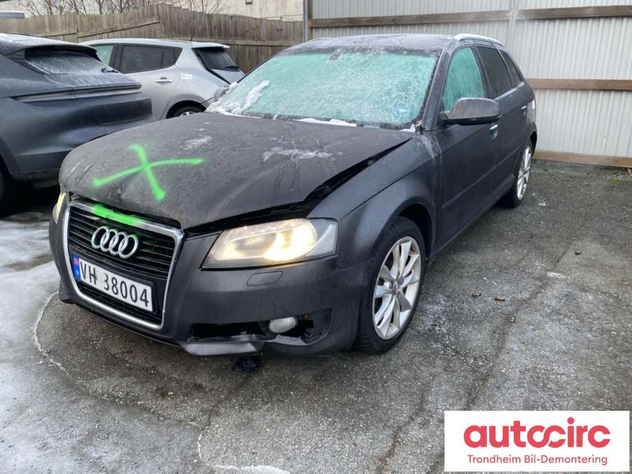 Audi A3 2009-2012 (Type II, Fase 2) , Motorkode: CAYC, Girkassekode: LUB