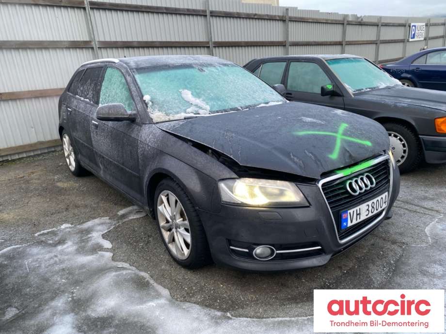 Audi A3 2009-2012 (Type II, Fase 2) , Motorkode: CAYC, Girkassekode: LUB