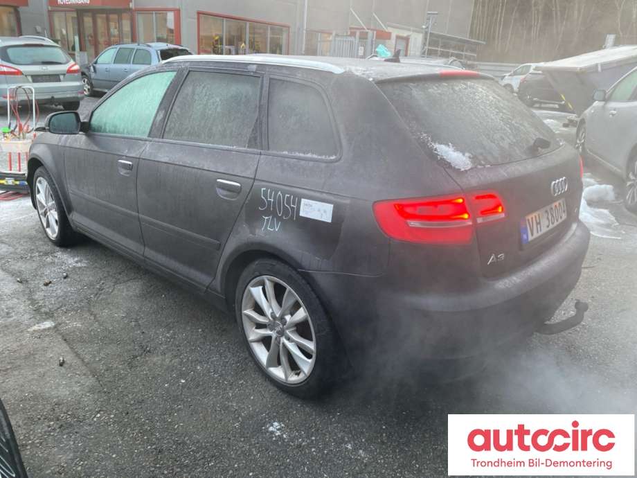 Audi A3 2009-2012 (Type II, Fase 2) , Motorkode: CAYC, Girkassekode: LUB