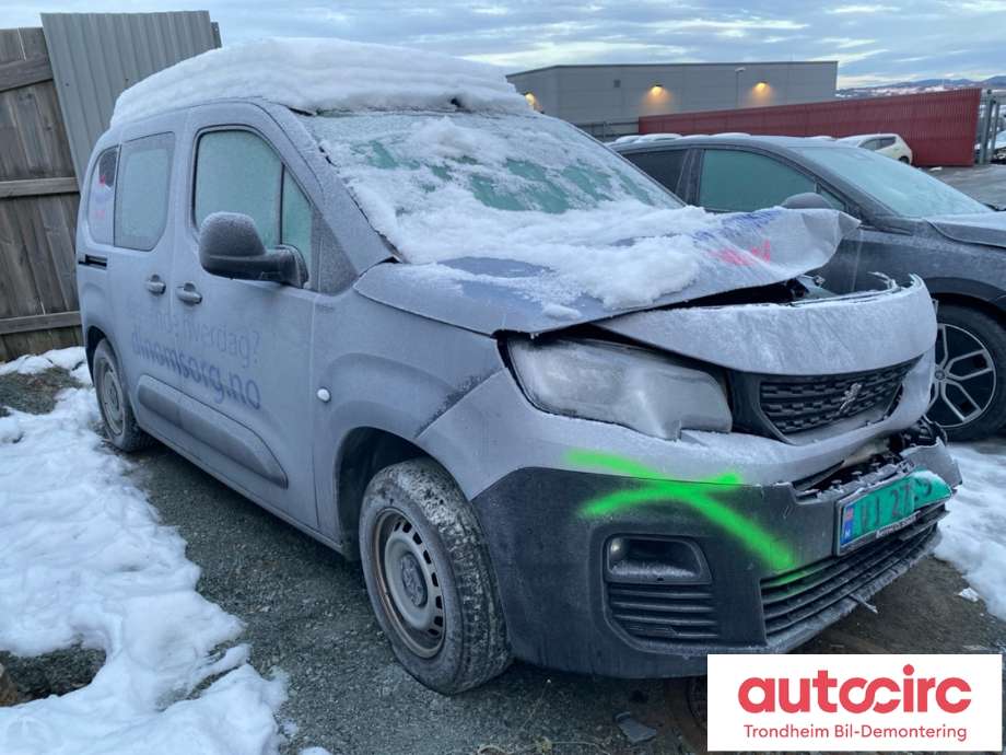 Peugeot Partner 2019-->> (Type III) , Motorkode: YHY, Girkassekode: 1623092980