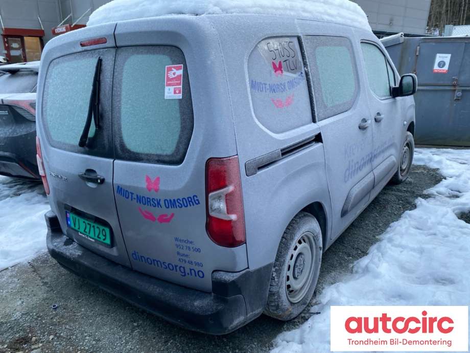 Peugeot Partner 2019-->> (Type III) , Motorkode: YHY, Girkassekode: 1623092980