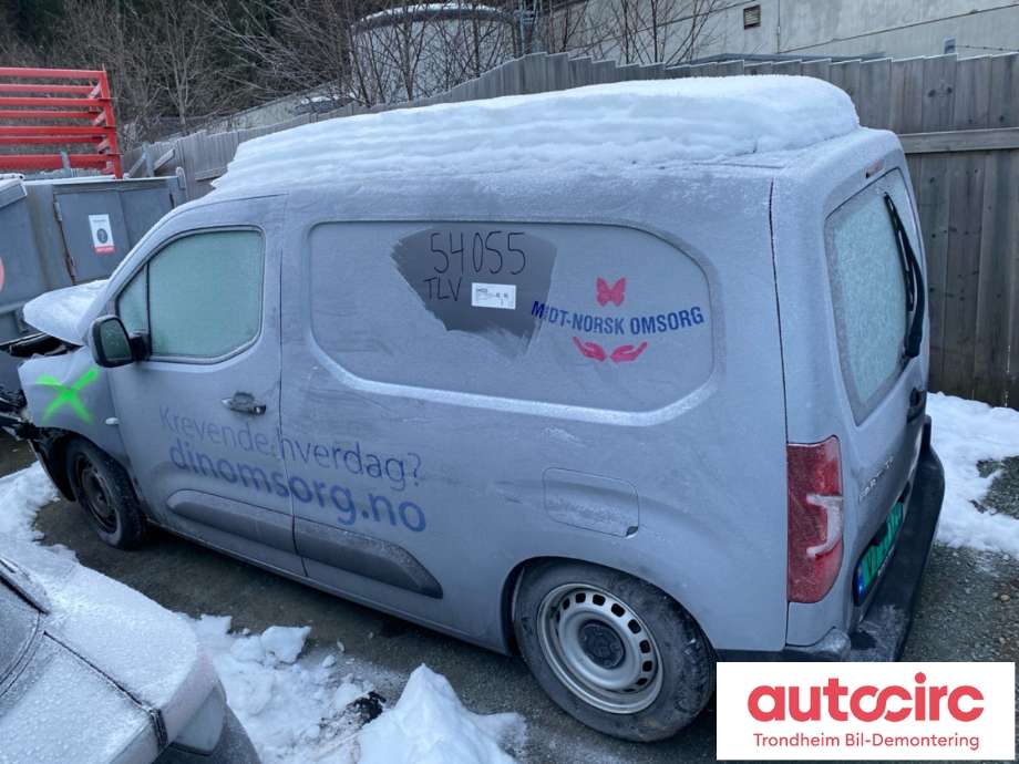 Peugeot Partner 2019-->> (Type III) , Motorkode: YHY, Girkassekode: 1623092980