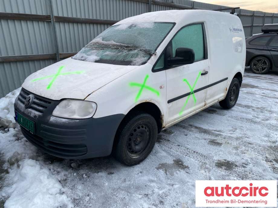 VW Caddy 2004-2010 (Type III, Fase 1) , Motorkode: BST, Girkassekode: JJS