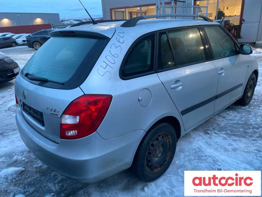 Škoda Fabia 2007-2010 (Type II, Fase 1) , Motorkode: BTS, Girkassekode: KGG