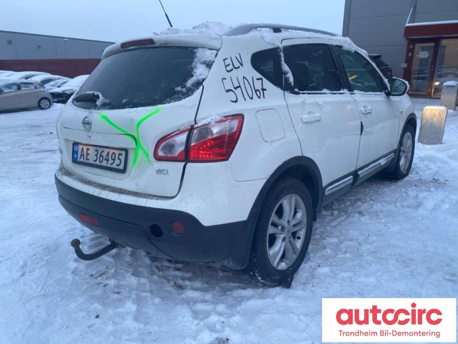 Nissan Qashqai 2010-2014 (Type I, Fase 2) , Motorkode: K9K, Girkassekode: 