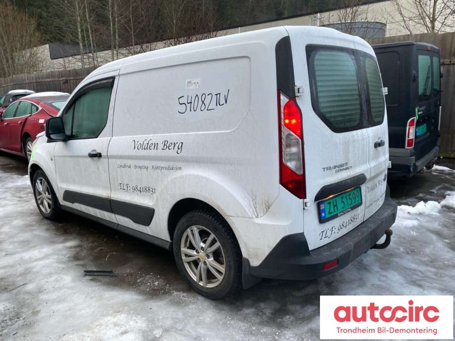 Ford Transit Connect 2013-2018 Type II, Fase 1 delebil , Motorkode: XUGA, Girkassekode: DV6R7002XAC