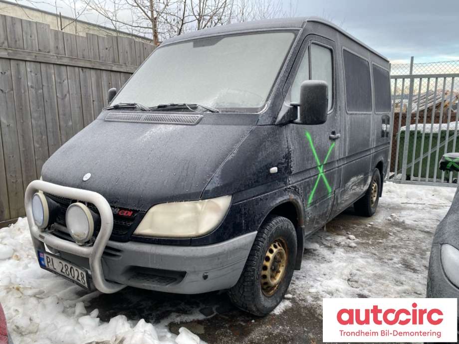 Mercedes Sprinter 1995-2006 (903) (903), Motorkode: 611987, Girkassekode: 711605