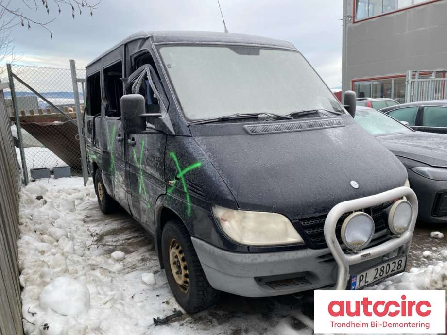 Mercedes Sprinter 1995-2006 (903) (903), Motorkode: 611987, Girkassekode: 711605
