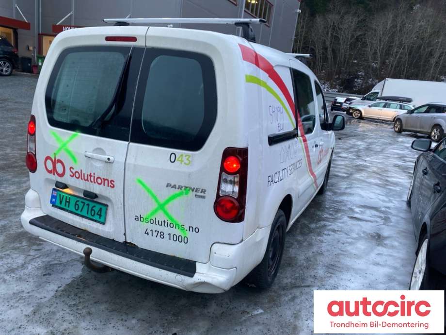 Peugeot Partner 2008-2015 (Type II, Fase 1) , Motorkode: 9HF, Girkassekode: 1608935280