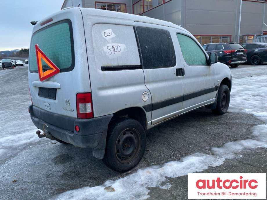 Peugeot Partner 2002-2008 (Type I, Fase 2) , Motorkode: RHY, Girkassekode: 2222KR
