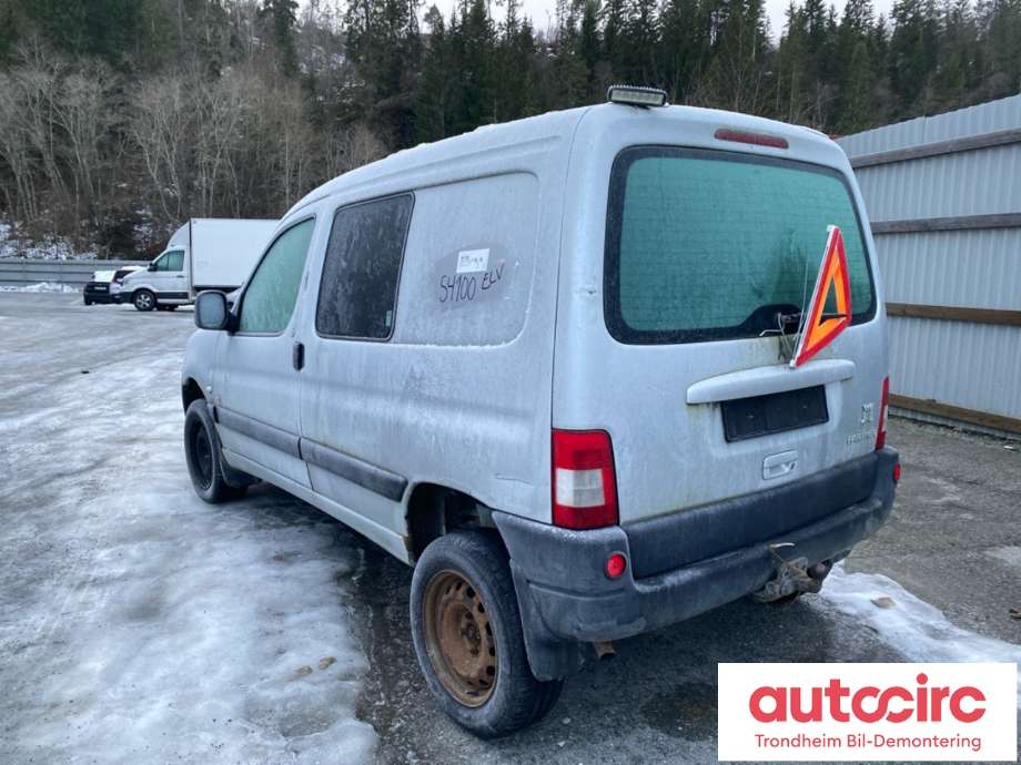 Peugeot Partner 2002-2008 (Type I, Fase 2) , Motorkode: RHY, Girkassekode: 2222KR