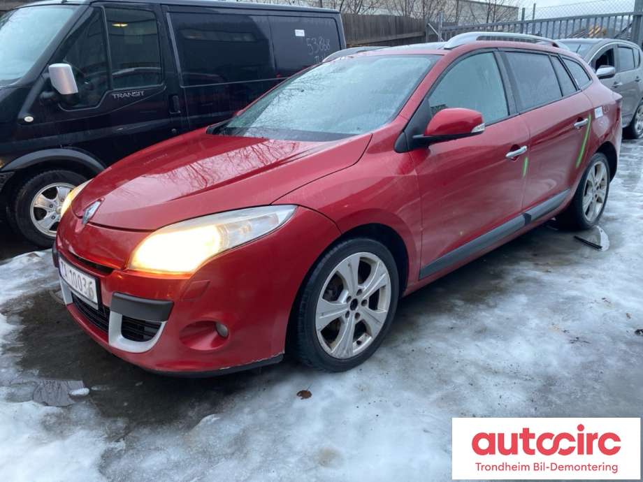 Renault Megane 2009-2016 Type III , Motorkode: K9K834, Girkassekode: JR5