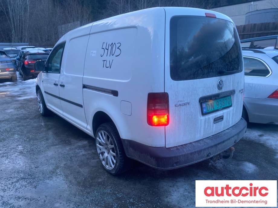 VW Caddy 2010-2015 (Type III, Fase 2) , Motorkode: CFHF, Girkassekode: NFQ