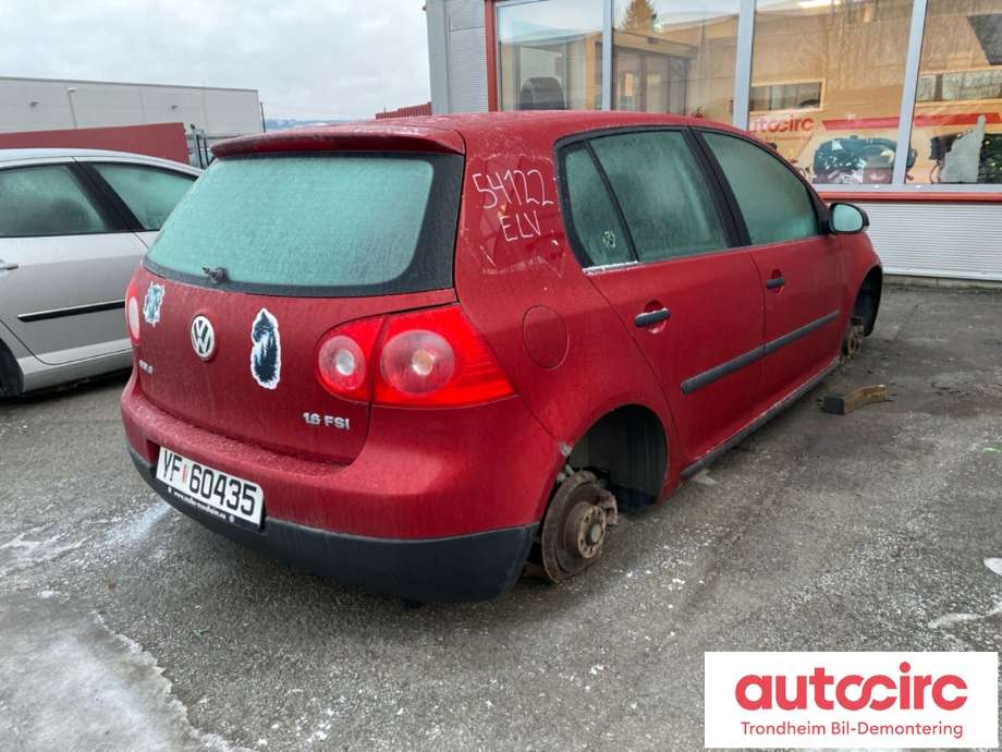 VW Golf V, Combi 2003-2008 , Motorkode: BAG, Girkassekode: GVV