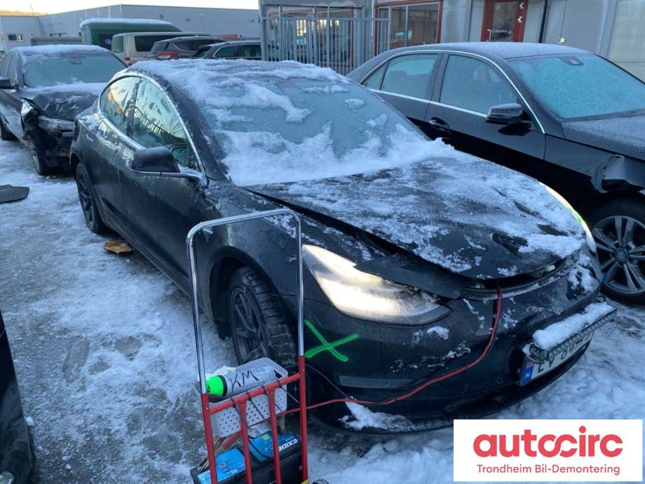 Tesla Model 3 2018-2023 (Fase 1) , Motorkode: 3D3, Girkassekode: TRINNLØS
