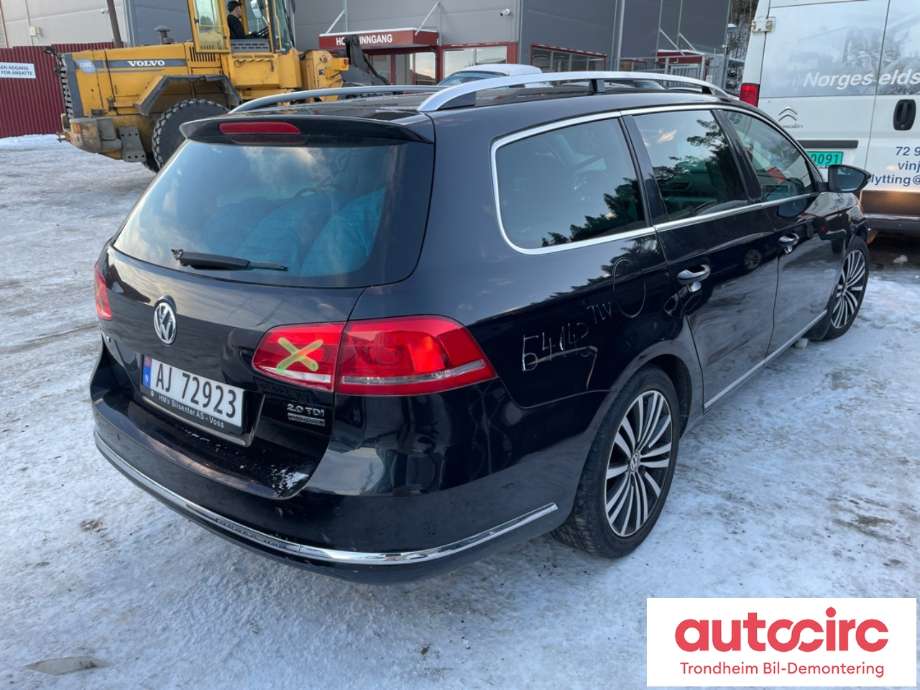 VW Passat 2011-2015 (B7) (B7), Motorkode: CFFB, Girkassekode: LPR