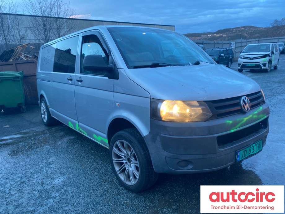 VW Transporter / Caravelle 2009-2015 (Fase 2) (T5) (T5), Motorkode: CAAC, Girkassekode: KUP