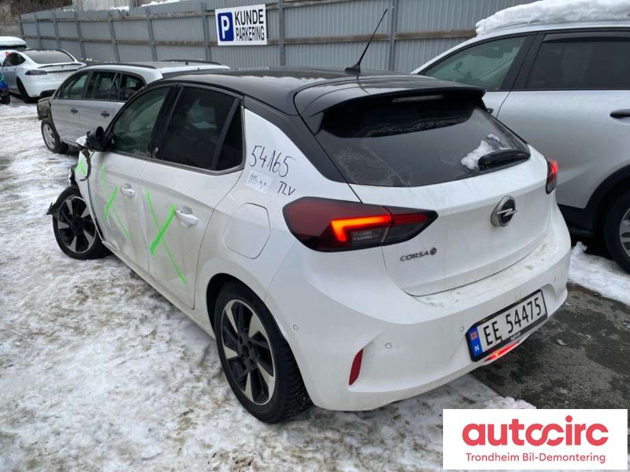 Opel Corsa-e 2019-->> , Motorkode: ZKX, Girkassekode: TRINNLØS