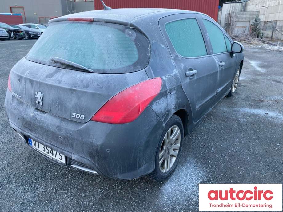 Peugeot 308 2007-2011 (Type I, Fase 1) , Motorkode: 9HZ, Girkassekode: 2222 YC