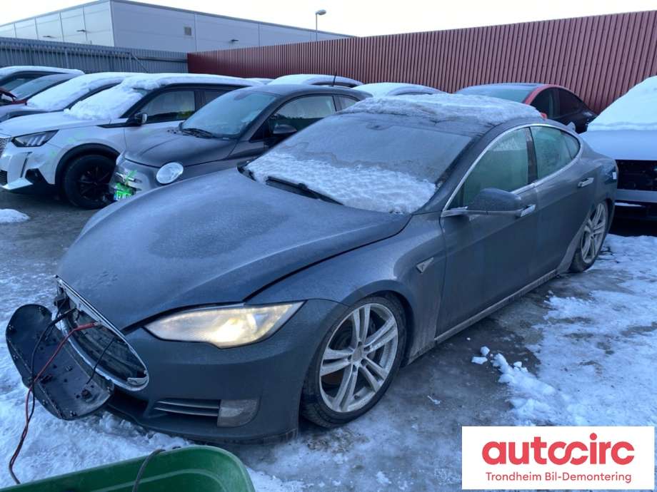Tesla Model S, 2013-2016 (Fase 1)  delebil , Motorkode: L1S, Girkassekode: TRINNLØS