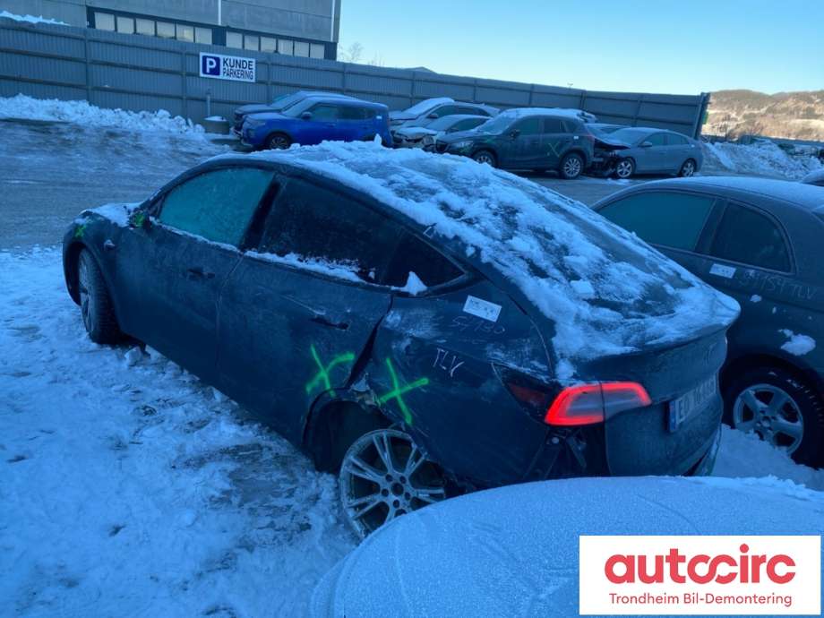 Tesla Model Y 2021-2024 (Type I) , Motorkode: 3DU, Girkassekode: TRINNLØS