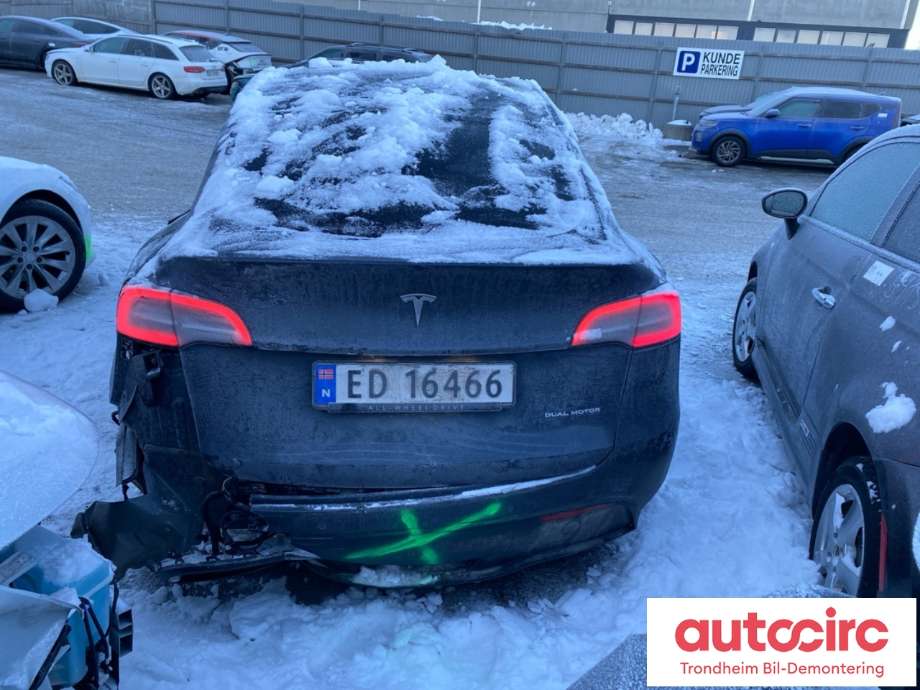 Tesla Model Y 2021-2024 (Type I) , Motorkode: 3DU, Girkassekode: TRINNLØS