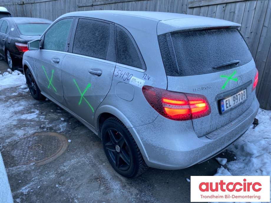 Mercedes B-Klasse, electric drive 2014-2018 (W242) (W242), Motorkode: 780990, Girkassekode: TRINNLØS