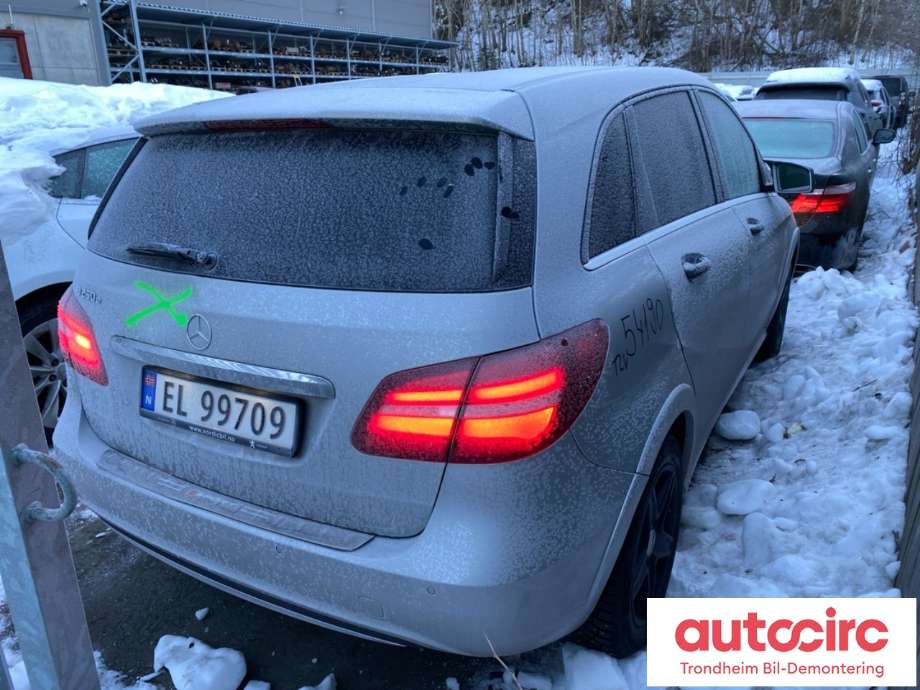 Mercedes B-Klasse, electric drive 2014-2018 (W242) (W242), Motorkode: 780990, Girkassekode: TRINNLØS