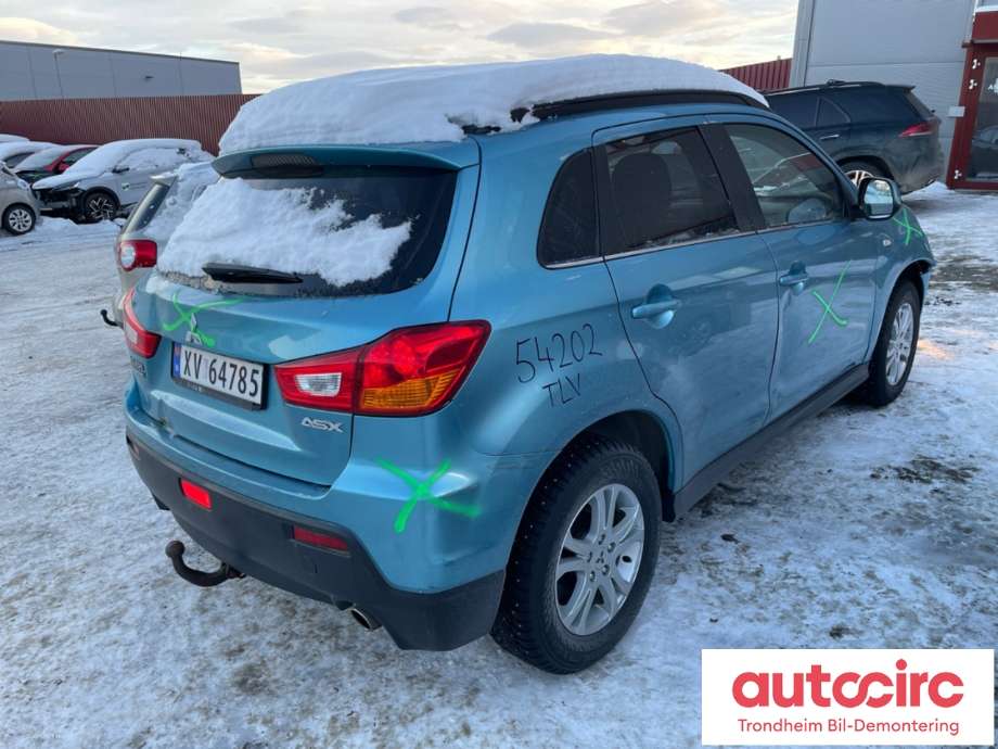 Mitsubishi ASX 2010-2019 , Motorkode: 4N13, Girkassekode: 2500A296