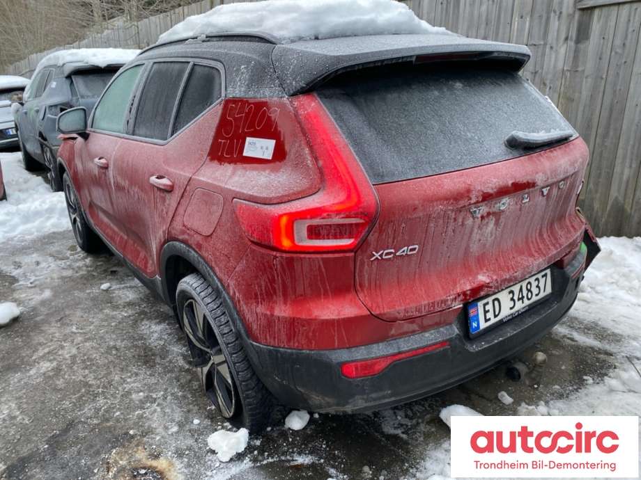 Volvo XC40 2018-2024 , Motorkode: E400V6, Girkassekode: TRINNLØS