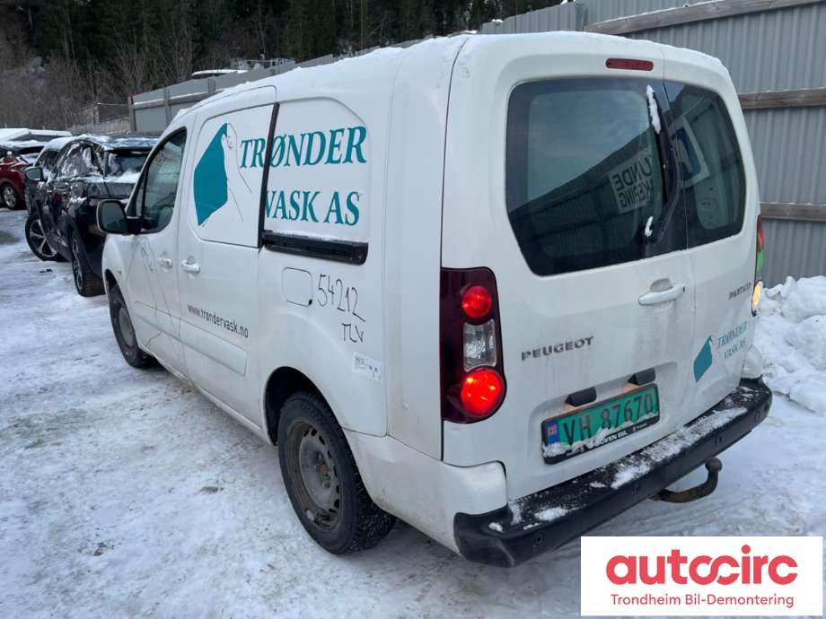 Peugeot Partner 2015-2019 (Type II, Fase 2) , Motorkode: BHY, Girkassekode: 1613641380