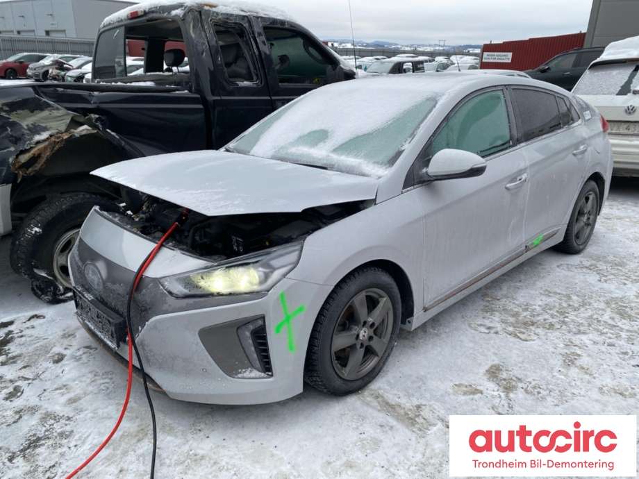 Hyundai Ioniq Electric, 2016-2019 (Fase 1)  delebil , Motorkode: EM09, Girkassekode: 4450018AA0