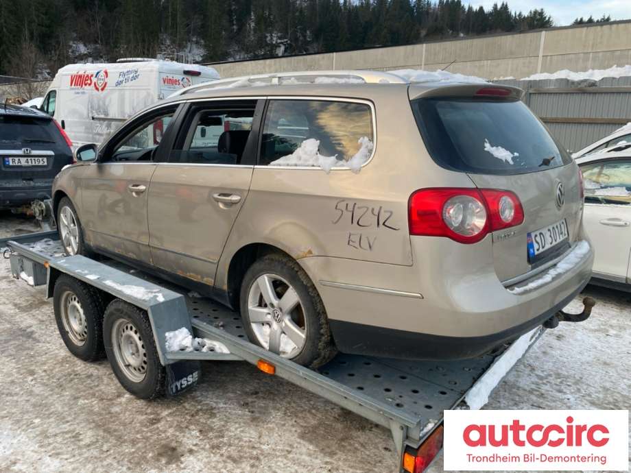 VW Passat 2005-2010 (B6) (B6), Motorkode: BKP, Girkassekode: 02Q 300 011 BT