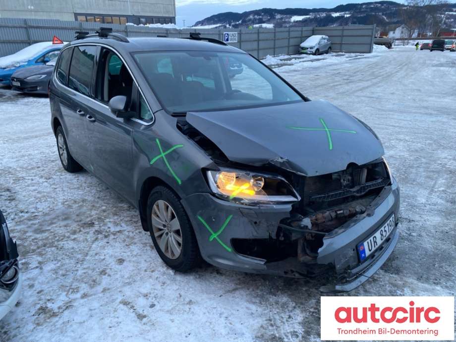 VW Sharan 2010-->> (Type II) , Motorkode: CFFB, Girkassekode: LQU