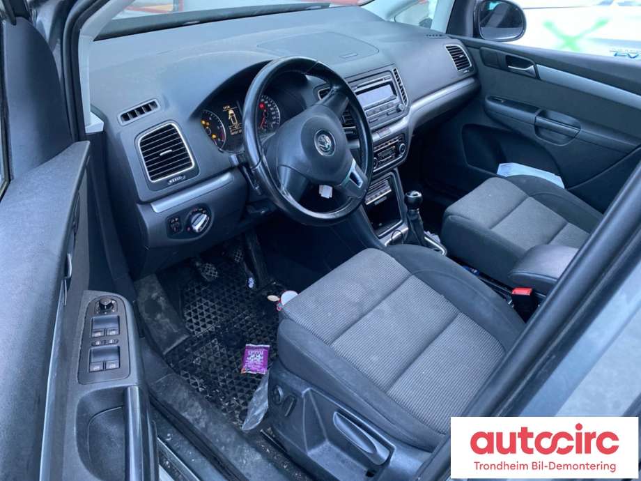 VW Sharan 2010-->> (Type II) , Motorkode: CFFB, Girkassekode: LQU