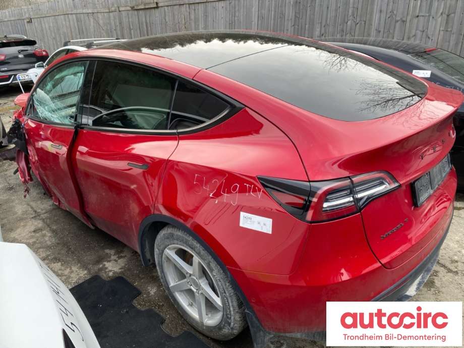 Tesla Model Y 2021-2024 (Type I) , Motorkode: 3DU, Girkassekode: TRINNLØS