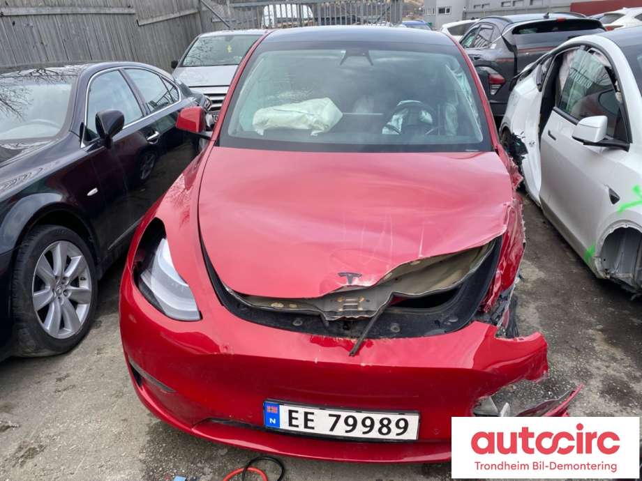 Tesla Model Y 2021-2024 (Type I) , Motorkode: 3DU, Girkassekode: TRINNLØS