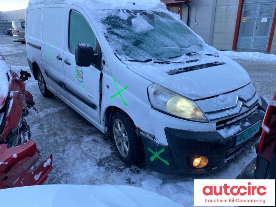 Citroën Jumpy 2007-2016 (Type II) , Motorkode: RHK, Girkassekode: 2222ZP