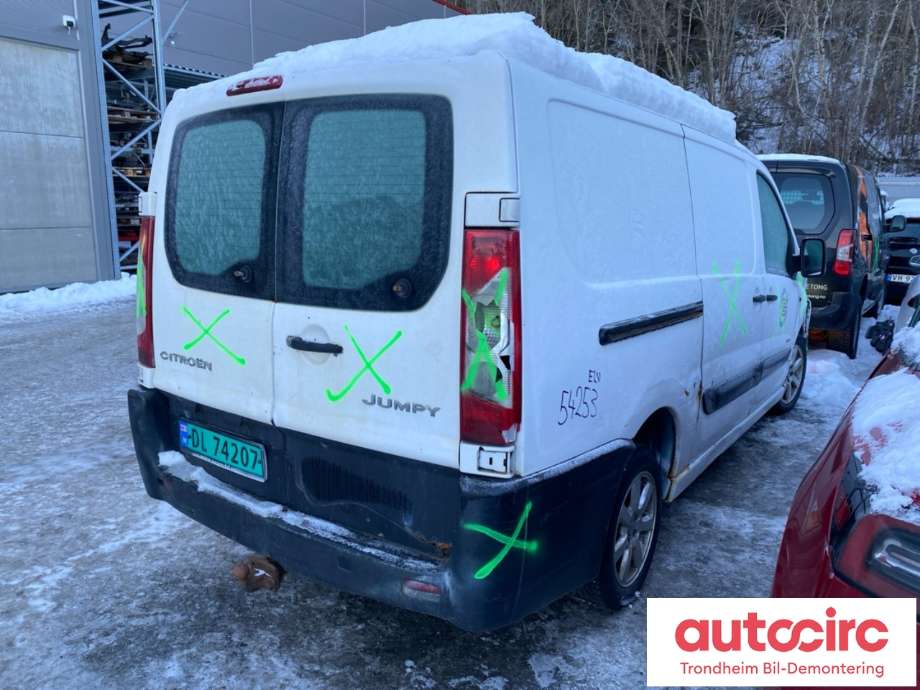 Citroën Jumpy 2007-2016 (Type II) , Motorkode: RHK, Girkassekode: 2222ZP