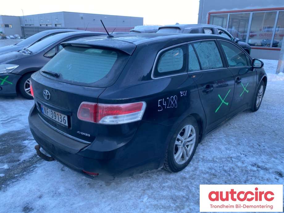 Toyota Avensis 2009-2015 (Type III, Fase 1) , Motorkode: 1ZR-FAE, Girkassekode: 3030005060