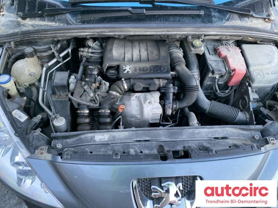 Peugeot 308 2007-2011 (Type I, Fase 1) , Motorkode: 9HV/DV6TED4B, Girkassekode: 2222YC