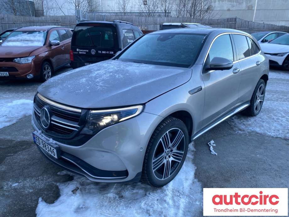 Mercedes EQC, 2019->>  delebil , Motorkode: 780998, Girkassekode: TRINNLØS